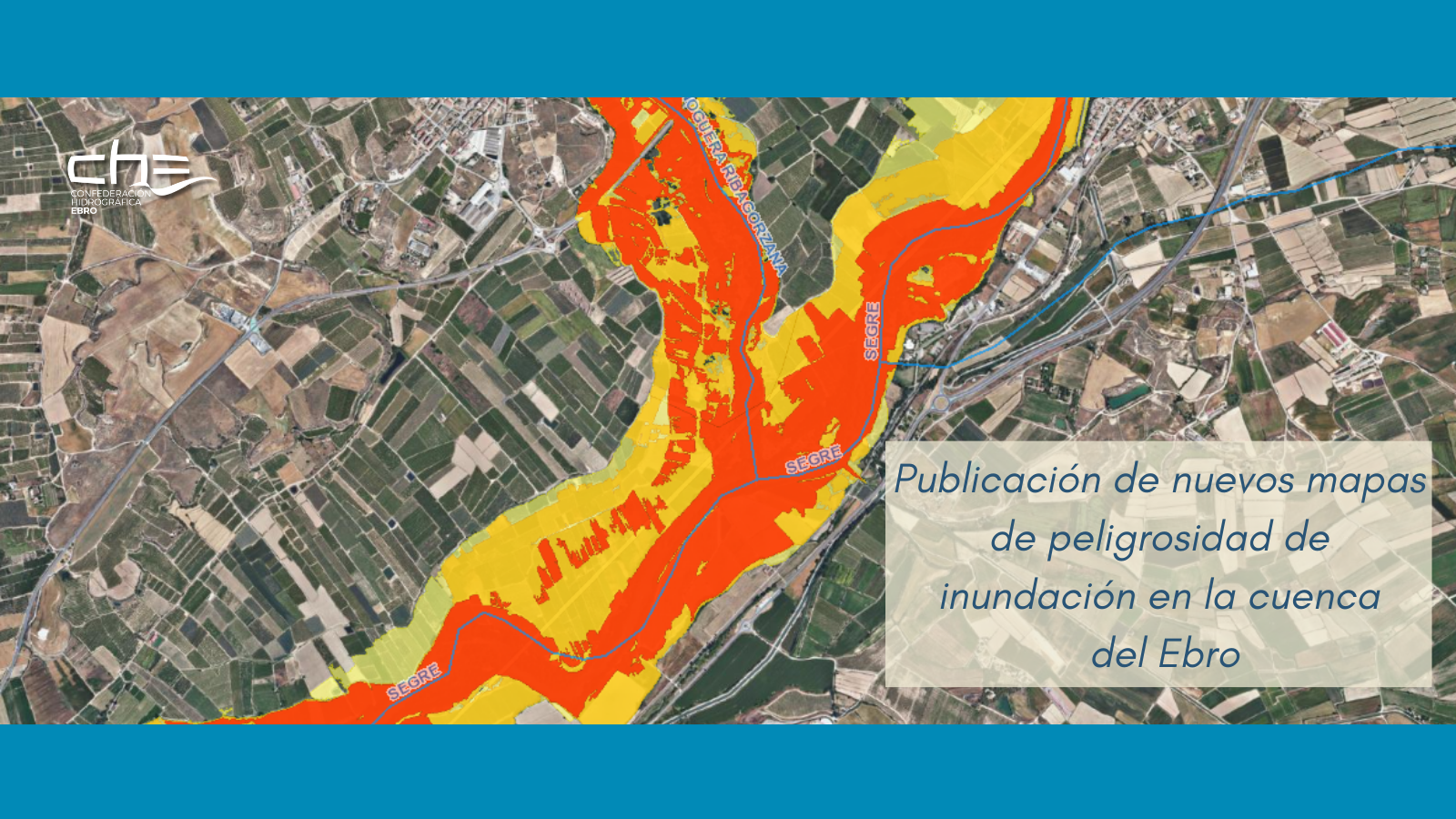 Publicación de nuevos mapas de peligrosidad de inundación en la cuenca del Ebro