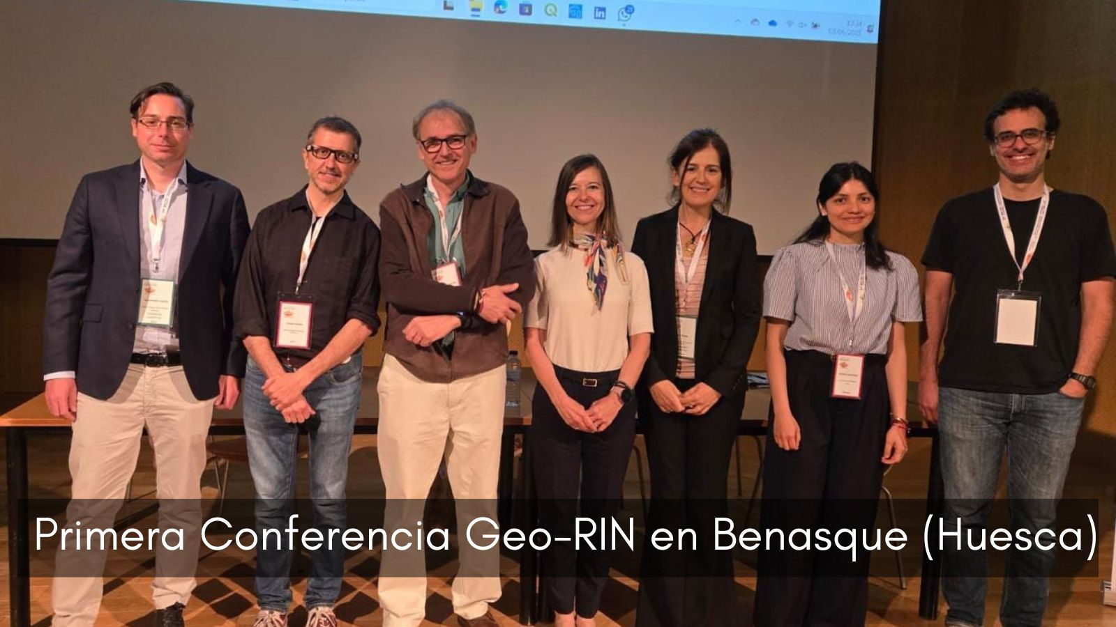 Primera Conferencia Geo-RIN celebrada en Benasque (Huesca) Primera Conferencia Geo-RIN celebrada en Benasque (Huesca)