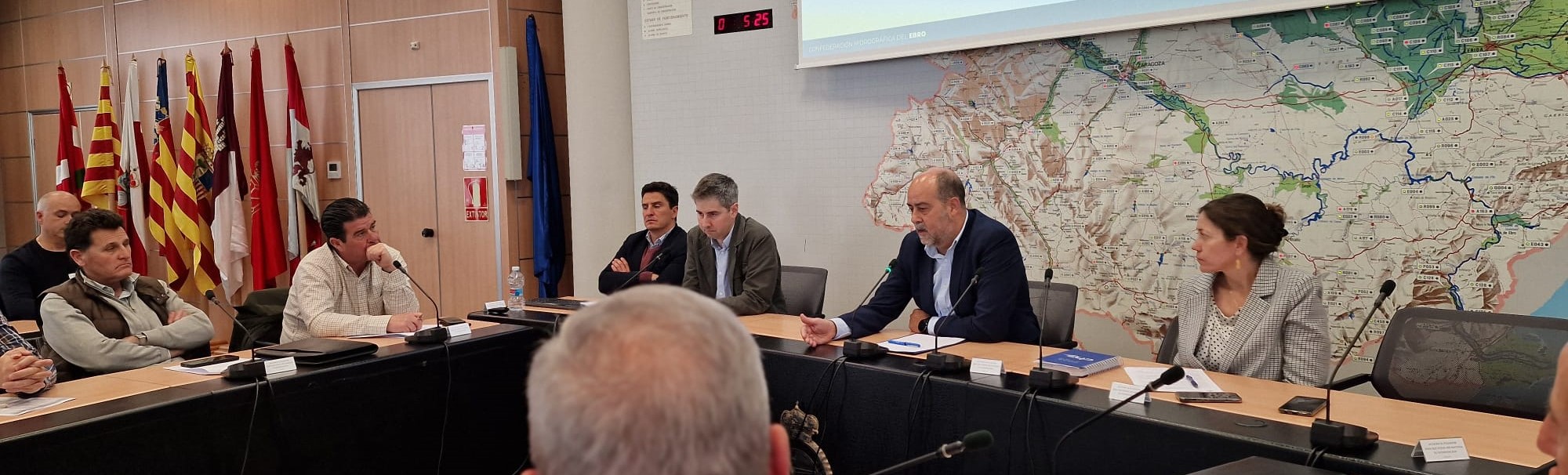 El Presidente Carlos Arrazola destaca que llevamos 7 meses de año hidrológico muy bueno en cuanto a reservas, aunque laborioso en el sentido de que ha habido que gestionar sucesivos episodios de fenómenos meteorológicos adversos El Presidente Carlos Arrazola destaca que llevamos 7 meses de año hidrológico muy bueno en cuanto a reservas, aunque laborioso en el sentido de que ha habido que gestionar sucesivos episodios de fenómenos meteorológicos adversos