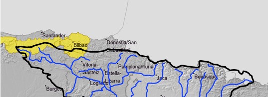 Como consecuencia de los avisos de la AEMet por lluvias intensas, se advierte de la posibilidad de crecidas súbitas en barrancos y cauces menores en Cantabria y País Vasco (Álava) Como consecuencia de los avisos de la AEMet por lluvias intensas, se advierte de la posibilidad de crecidas súbitas en barrancos y cauces menores en Cantabria y País Vasco (Álava)